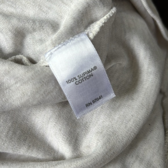 J. Jill simply supima elbow sleeve tee boatneck supima cotton M gray nice! - Picture 6 of 6